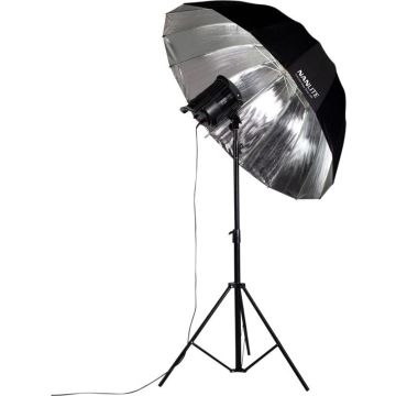 Nanlite Lietussargs Deep sudrabs 135cm