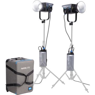 Nanlite FC-500B 2 gaismu komplekts ar ratiņu somu