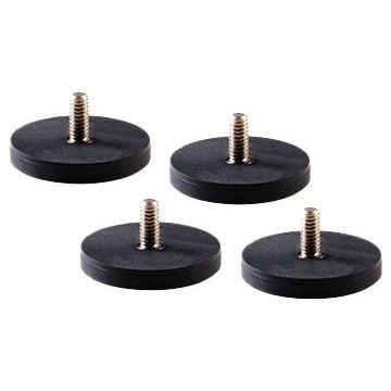 Nanlite magnētiskās bāzes adaptera komplekts ar 1/4"-20 vītni (4 gab.)
