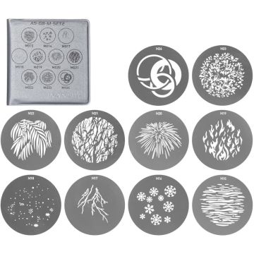 Nanlite GOBO Size M Set 2 for PJ-FMM-10/19/36, PJ-FMM-18-36, PJ-BM-25-45