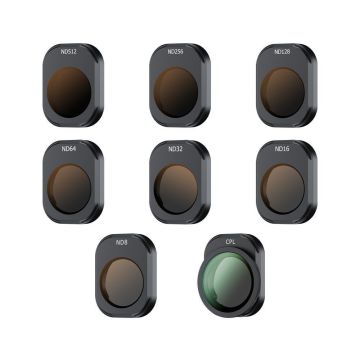 JJC F DM4PK8 filtru komplekts, paredzēts DJI Mini 4 Pro