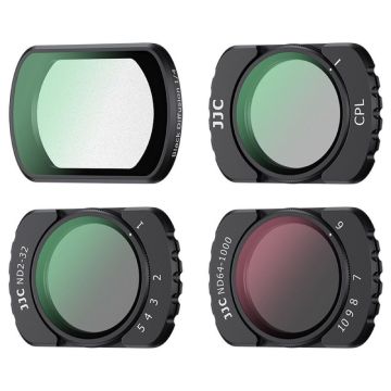 JJC F PK4NDV filtru komplekts, paredzēts DJI Osmo Pocket 4/3