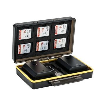 JJC BC 3SD6 Multi-Functional Battery Case