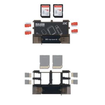 JJC MCH STK6GR memory card holder kit