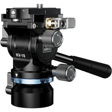 Sirui Pan & Tilt Galva ar Līmeņošanas Pamatni KV-10