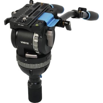 Sirui Pro Šķidrais Video Galva VHS18 ar 100mm Puskulģi