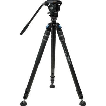 Sirui One Step augstuma regulēšanas oglekļa video statīva komplekts SVS60 + S3