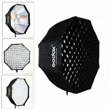 Godox SB-GUBW120 Umbrella style softbox with grid Octa 120cm