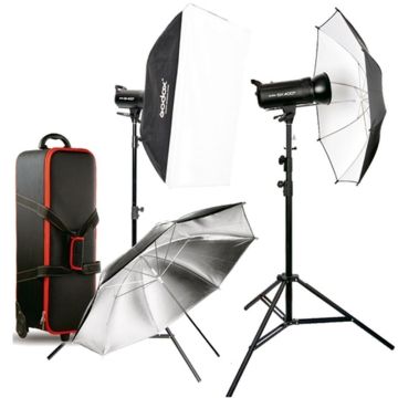 Godox SKII400 studijas zibspuldžu komplekts 400 E