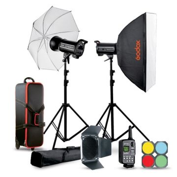 Godox QSII QS600II-C studijas zibspuldžu komplekts