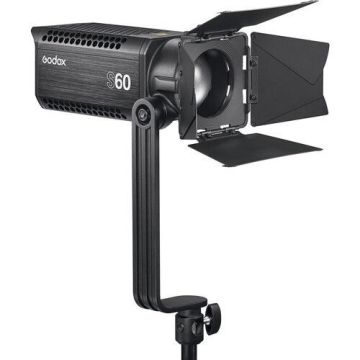 Godox S60 LED fokusējošā gaisma ar klapēm (barn doors)