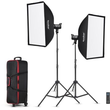 Godox SL100D LED video light two light kit
