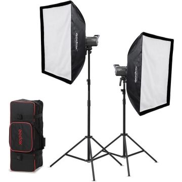 Godox Litemons LA200D K2 LED 2 gaismu komplekts
