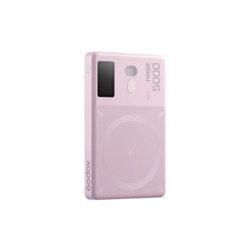 Godox MA5R Mobile power bank and RGB LED light, pink