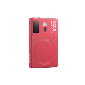 Godox MA5R Mobile power bank and RGB LED light, red