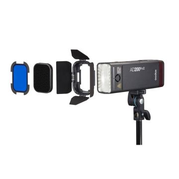 Godox barndoor kit for AD200ProII Speedlite flash head