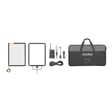 Godox AD21 K2 electric adjustable diffusion panel (60x45cm, CRMX and Bluetooth control) with carry bag