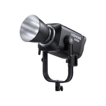 Godox Litemons LA600Bi divkrāsu LED gaismas komplekts ar somu, melns