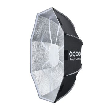 Godox EazyFlow Foldable Beauty Dish 85 Bowens (Black & Silver)