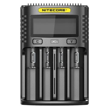 Nitecore UMS4 4 x AA/AAA Pro Battery Charger with indicator