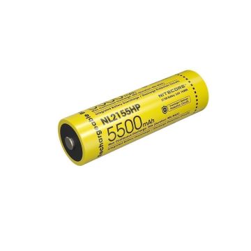 Nitecore NL2155HP 5500mAh 21700 high performance rechargeable Li-ion battery