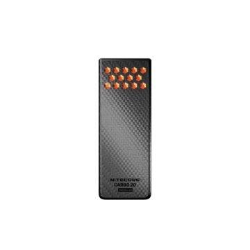 Nitecore CARBO 20 ātrās uzlādes ārējais akumulators 65W, neona oranžs