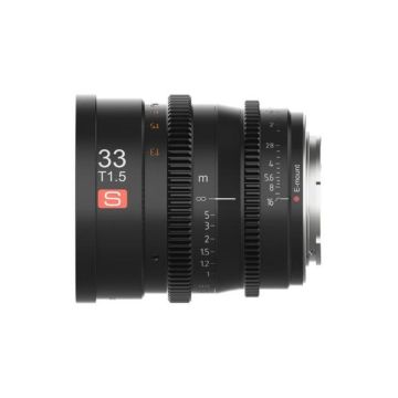 Viltrox S 33 T1.5 Cine APS-C MF objektīvs, paredzēts Sony E stiprinājumam