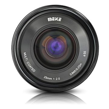 Objektīvs Meike MK-25mm F2,0 Canon EF-M Montāža