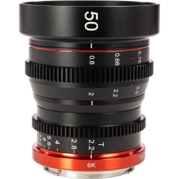 Meike MK 50mm T2.2 objektīvs, paredzēts Canon RF