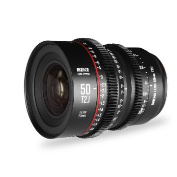 Meike MK 50mm T2.1 S35 objektīvs, paredzēts Canon EF