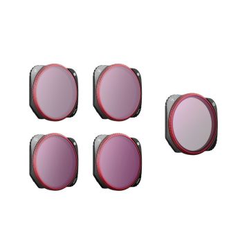 PGYTECH cirkulārā polarizācijas filtra un ND/PL filtru komplekts (16 64 128 256), paredzēts DJI Mini 3/Mini 3 Pro