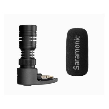 Saramonic SmartMic+ mini mikrofons viedtālrunim, mini Jack 3,5mm TRRS