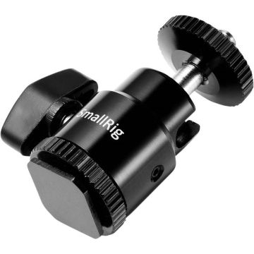 SmallRig 761 Aukstā Apava Montāža - Bumbu Galva 1/4" Skrūve