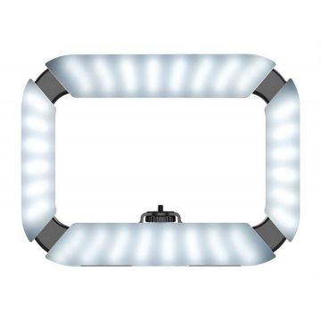 Ulanzi U200 LED lampa ar viedtālruņa adapteri WB (2500K-8500K)