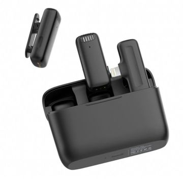Ulanzi J12 Wireless Microphone Kit [iPhone/iPad] Black