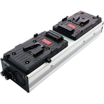 Dynacore DHBC-2 V-Mount 2 kanālu akumulatoru lādētājs 26V