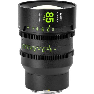 NiSi Athena Prime 85mm T1.9 E-Mount kino objektīvs (bez Drop-in filtra)