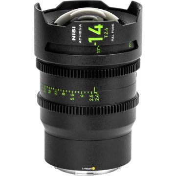 NiSi Athena Prime 14mm T2.4 L-Mount kino objektīvs