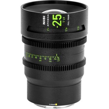 NiSi Athena Prime 25mm T1.9 L-Mount kino objektīvs
