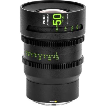 NiSi Athena Prime 50mm T1.9 L-Mount kino objektīvs