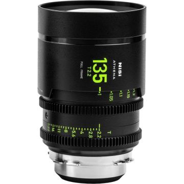 NiSi Athena Prime 135mm T2.2 E-Mount kino objektīvs