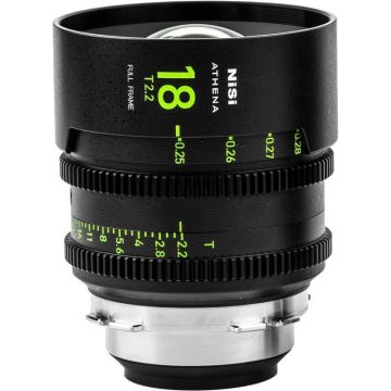 NiSi Athena Prime 18mm T2.2 RF-Mount kino objektīvs