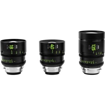 NiSi Athena Prime Add-On PL-Mount kino objektīvu komplekts (3 objektīvi)
