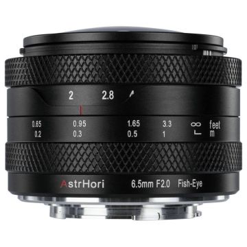 AstrHori MF 6,5 mm f/2 APS-C Circular Fisheye objektīvs Fujifilm X