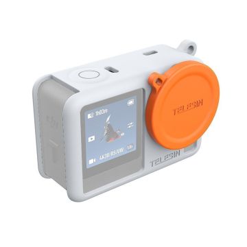 Telesin S6-PTC-11BU silikona futrālis, paredzēts DJI Osmo Action 6, pelēks