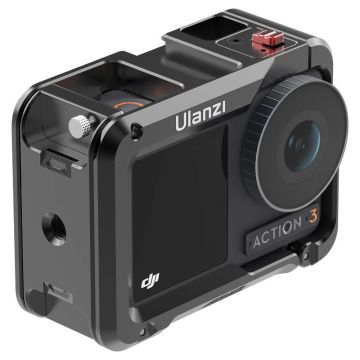 Ulanzi OA 14 metāla sporta (action) kameras rāmis (cage), paredzēts DJI Osmo Action 3