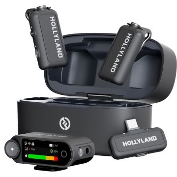 Hollyland LARK MAX 2 Combo ar kameras RX + USB-C RX