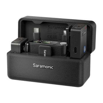 Saramonic Ultra 01 bezvadu audio pārraides komplekts - melns