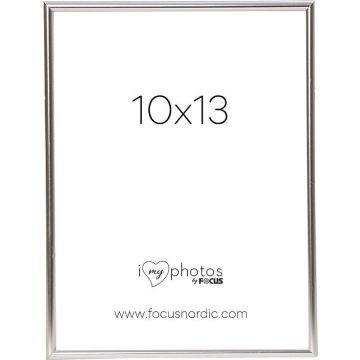Focus Can-Can foto rāmis 10x13, spīdīgs sudraba