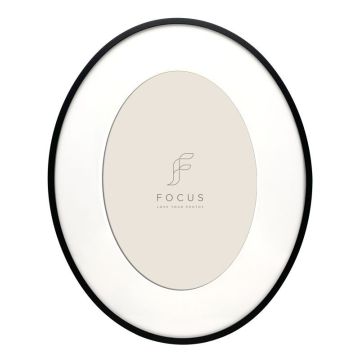 Focus Aster Oval melns 24,6x30,6/PP 18x24